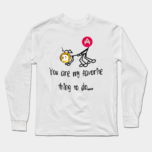 My Favorite Long Sleeve T-Shirt by AMP CryptoKitty